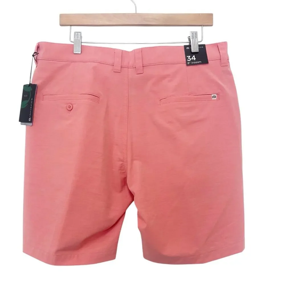 Travis Mathew Peach Tech Chino Shorts 8